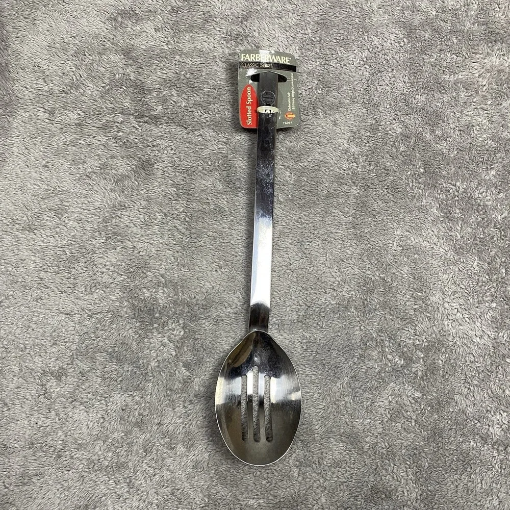 Farberware Stainless Steel Slotted Serving Spoon Utensil